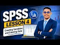 SPSS LESSON 4 Creating Variables and Entering Data