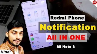 mi mobile notification settings redmi note 8 notification settings all in one full details hindi
