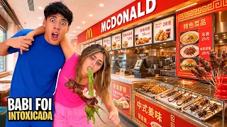 PROVANDO O BIZARRO MENU DO MCDONALDS DA CHINA! 😱 *a babi passou mal…