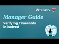 Verifying Timecards in isolved Manager Guide