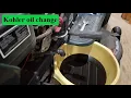 Craftsman riding lawn mower Kohler engine oil change