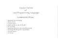 Java Bangla Tutorial Part 01 - Course Outline