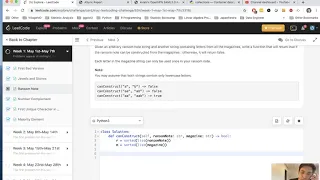 Leetcode - Ransom Note Python