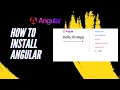 How to Install Angular 17 on Windows Complete Guide 2024