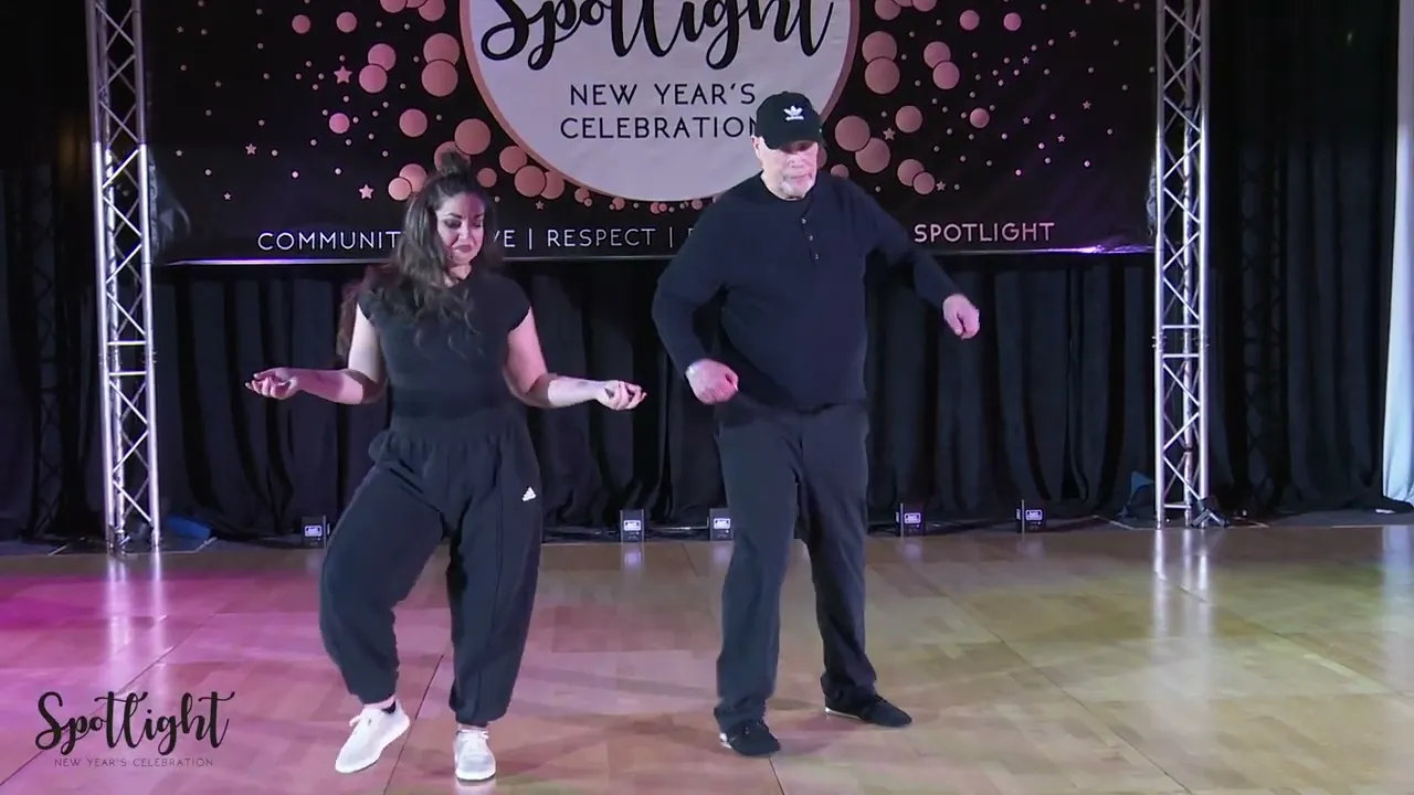 Spotlight New Year's Celebration 2023 Novice Pro Am Spotlight Dan Mudd with Ariel Peck