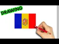 how to draw Andorra flag Art Therapy