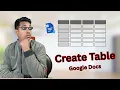 How to Create Table in Google Docs - Easy Beginner Guide