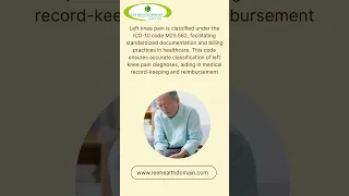 Left Knee Pain icd 10