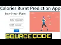 Calories Burnt Prediction End to End Python ML Project with Flask Deployment Source Code