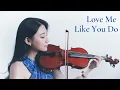 【Relaxing Music】Ellie Goulding「Love Me Like You Do」Violin \u0026 Piano Version｜Wedding Song