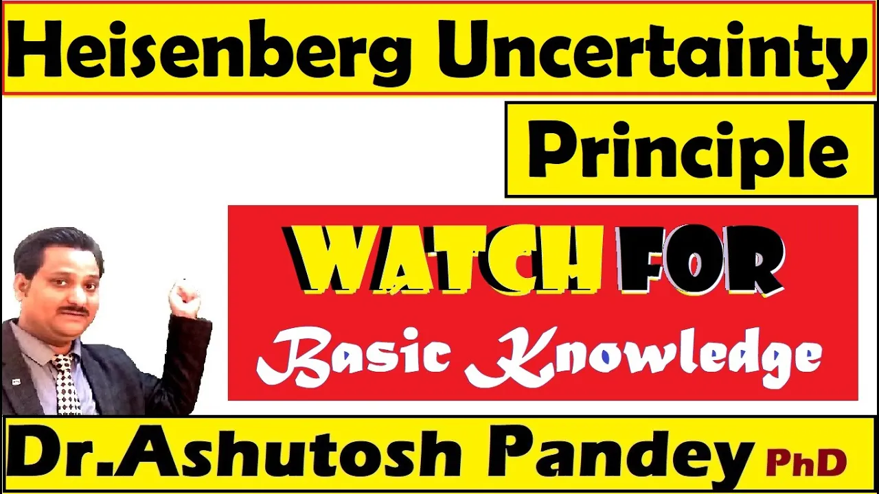 Heisenberg uncertainty principle formula derivation basics, uncertainty principle concept Quantum P