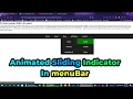 Creating Animated Sliding Menu Indicator using HTML CSS and jQuery
