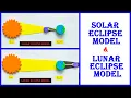Science Projects Solar Eclipse Model Lunar Eclipse Model