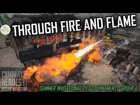 SUMMER INVITATIONAL CoH3 2v2 Tournament | Darth Meowlius & Tonimontana vs Jager & VonManteuffel