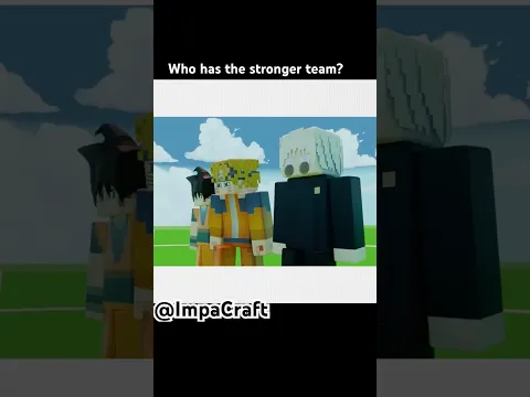 Anime Hero vs Anime Villain #shorts #minecraftanimation #gojo #goku