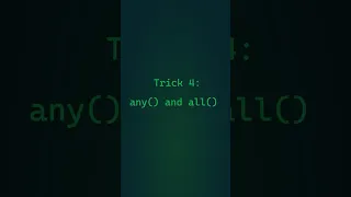 Python Validation Trick