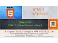 HTML 5 - Chapter 10