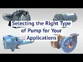 Pump Types Applications and Industries Pump Selection Guide
