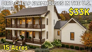 10 Dirt-Cheap Farmhouses in Georgia with Massive Land Unbelievable Hidden Real Estate Deals