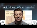 Add Hover Animation to Header Links on Squarespace Website