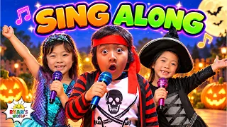 Halloween SING ALONG with Ryan! NEW Song & Music Video! 🎃🎶