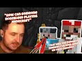 Hermitcraft Joel Bdubs React to Etho s Nosebleed from Cubfan s CRAZY LABYRINTH