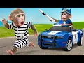 Download Lagu KiKi Monkey become Paw Patrol Police chase thief to rescue \u0026 Take Care of Duckling |KUDO ANIMAL KIKI