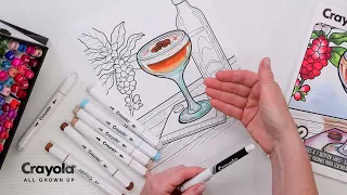Crayola Alcohol Markers Tips and Techniques: HIGHLIGHTING WITH A WHITE ACRYLIC MARKER