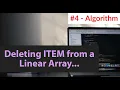 Algorithm for Deleting ITEM from a Linear Array - 4