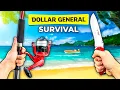 24 Hour Dollar Store Island Survival Challenge