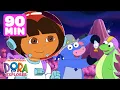 Download Lagu Dora's Robot \u0026 Space Alien Adventures! #4 👽🤖 90 Minutes | Dora the Explorer | Dora \u0026 Friends