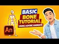 Basic Bone Animation Using Adobe Animate Step-by-Step Beginner Tutorial