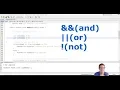 How to code and understand logical operators in Java 2019 - Beginner