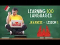 Learning 100 Languages - Javanese Lesson 1