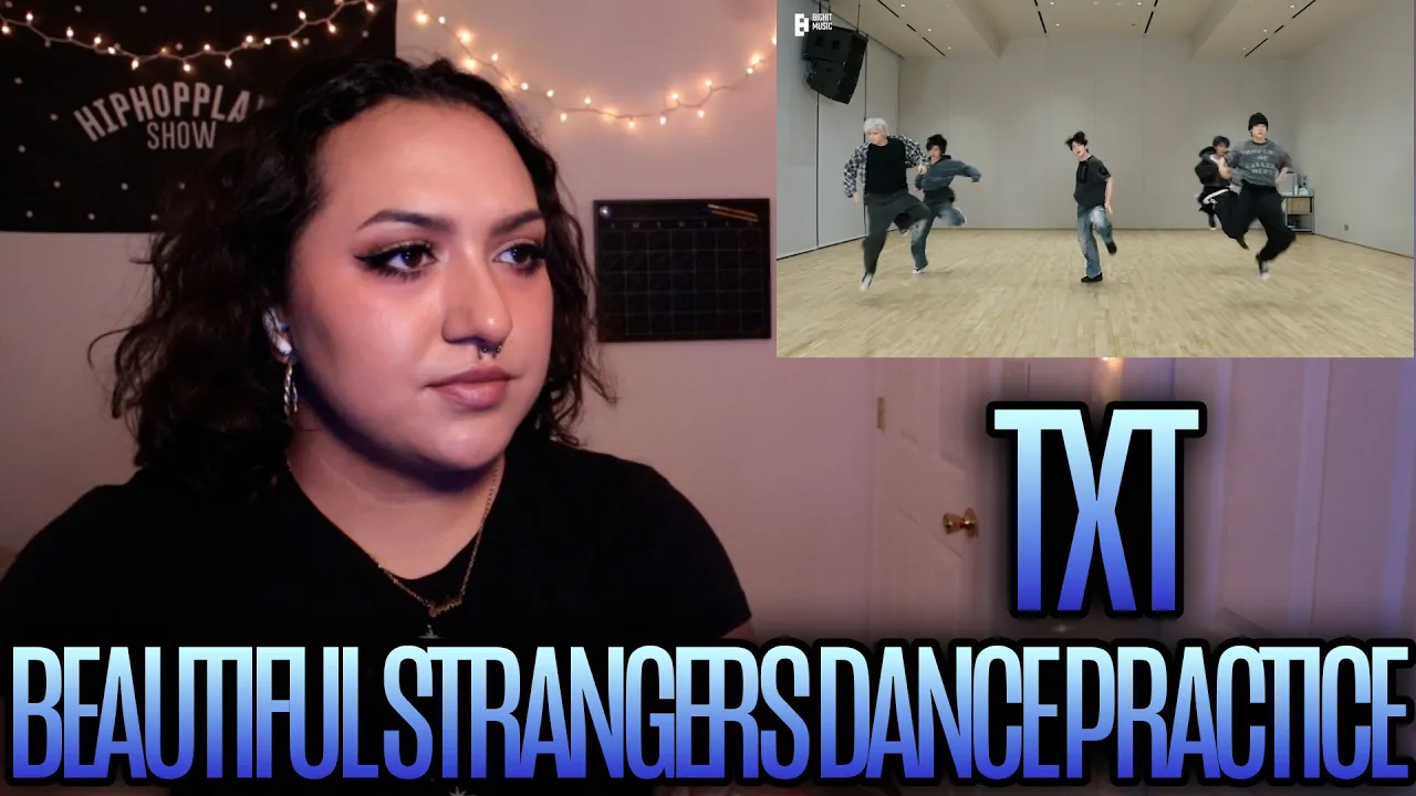 TXT (투모로우바이투게더) - "Beautiful Strangers" Dance Practice Reaction TXT (투모로우바이투게더) - "Beautiful Strangers" Dance Practice Reaction