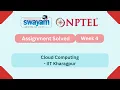 Cloud Computing Week 4 NPTEL ANSWERS 2026