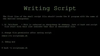 The Shell Scripting Tutorial Part-2