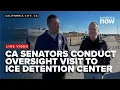 California senators speak amid oversight visit of Kern County ICE detention center