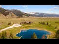 Real Estate Aerial Tour of Luxury Home Bozeman Montana