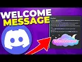 How to Make an Aesthetic Discord Welcome Message with Carl Bot