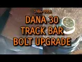 Jeep Cherokee XJ - Loose Steering and Death Wobble fix Dana 30 Track Bar Bolt Upgrade