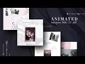 ANIMATED Instagram Post Templates - Boho chic