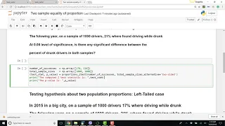 Twosample proportions test in Python 3