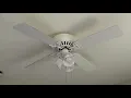 Hunter 52 Low Profile Ceiling Fan in White