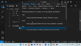 How to assign multiple values to multiple variables in Python on a single line PP - 16