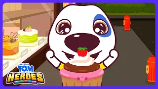 ¡Cuidado con el mapache ladrón! 🦝 - Talking Tom Heros | WildBrain Montana de Aventura