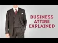 Business Attire Dress Code For Professional Men