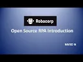 Introduction To Robocorp Open Source RPA