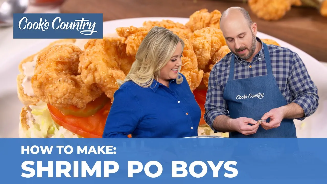How to Make Fried Shrimp Po Boys