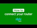 How to connect to the internet with your Ziply Fiber router
